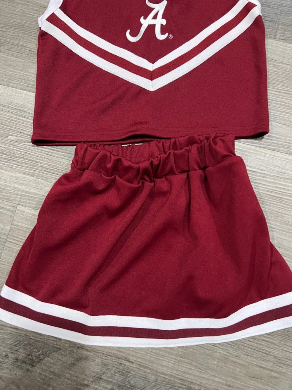 Little King Alabama Crimson Tide 2 piece cheer set size YSM - Picture 3 of 6